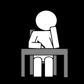 travailler à table
